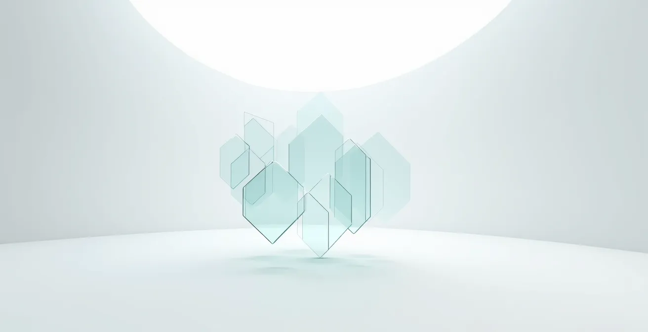 Architecture minimaliste représentant la gouvernance des données